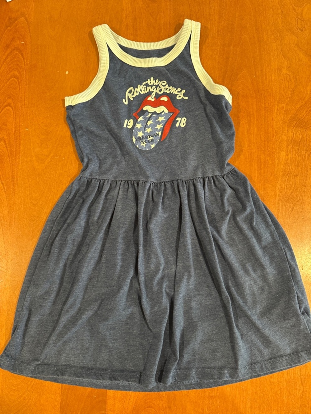 Rolling Stones Tank Dress 60% Cotton Girls Size M 7/8